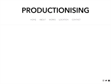 Tablet Screenshot of productionising.com